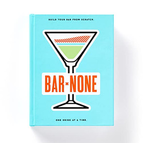 Bar None Drink Journal ((Small Notebook with Drink Recipes, Hardcover Bar Book)) by Galison, Brass Brass Monkey, 9780735370609