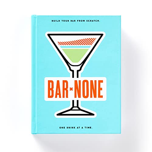 Bar None Drink Journal ((Small Notebook with Drink Recipes, Hardcover Bar Book)) by Galison, Brass Brass Monkey, 9780735370609