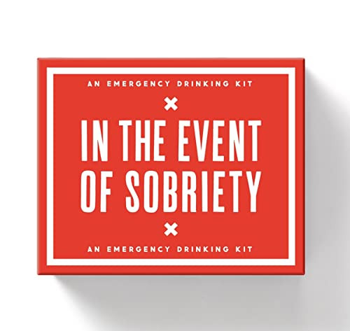 In The Event Of Sobriety Emergency Drinking Kit by Galison, Brass Brass Monkey, 9780735370616