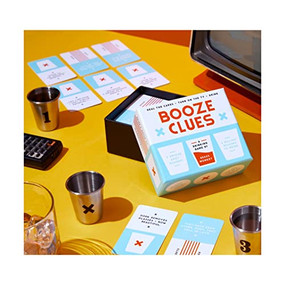 Booze Clues Drinking Game Set by Galison, Brass Monkey, 9780735370692