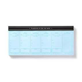 Planning Is For The Week Weekly Planner Pad by Galison, Brass Brass Monkey, 9780735370722