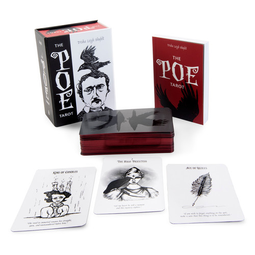 The Poe Tarot ((Tarot Kit Box Set with 78 Cards and Guide Book)) by Trisha Leigh Shufelt, 9780764362514
