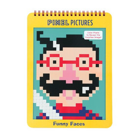 Funny Faces Pixel Pictures by Mudpuppy, Julia Rothman, 9780735341920