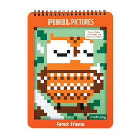 Forest Friends Pixel Pictures by Mudpuppy, Jillian Phillips, 9780735345355