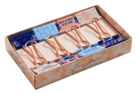 Jane Austen: Floral Patterns Binder Clips (Set of 8) by Insight Editions, 9781647222307