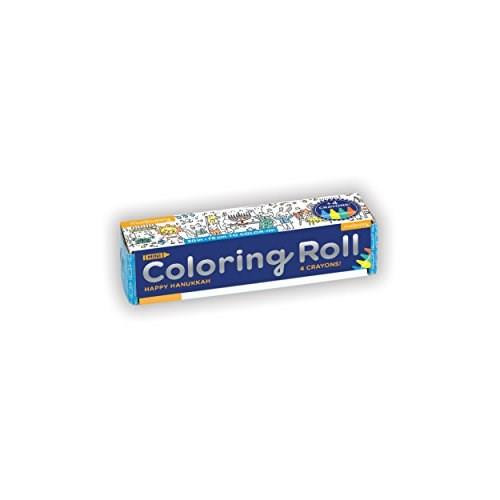 Happy Hanukkah Mini Coloring Roll (Miniature Edition) by Galison, 9780735355101