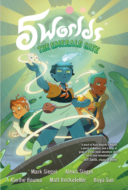5 Worlds Book 5: The Emerald Gate ((A Graphic Novel)) - 9780593120606 by Mark Siegel, Alexis Siegel, Xanthe Bouma, Matt Rockefeller, Boya Sun, 9780593120606