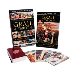 The Grail Tarot (A Templar Vision (Tarot Kit Box Set with 78 Cards and Guide Book)) by John Matthews, Giovanni Caselli, 9780764358920