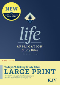 KJV Life Application Study Bible, Third Edition, Large Print (Hardcover, Red Letter) by Tyndale, 9781496439819