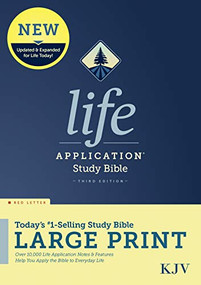 KJV Life Application Study Bible, Third Edition, Large Print (Hardcover, Red Letter) by Tyndale, 9781496439819
