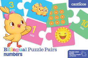 Canticos Bilingual Puzzle Pairs: Numbers by Susie Jaramillo, 9781945635748