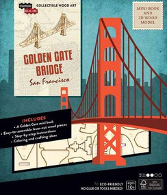 IncrediBuilds: San Francisco: Golden Gate Bridge Book and 3D Wood Model by Insight Editions, 9781682985526