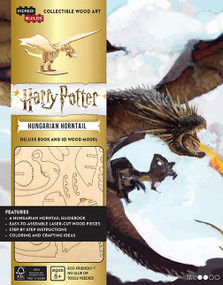 INCREDIBUILDS: HARRY POTTER: HUNGARIAN HORNTAIL DELUXE BOOK AND 3D WOOD MODEL SE by INSIGHT EDITIONS,, 9781682985472