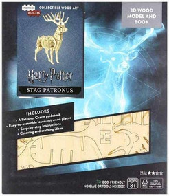 INCREDIBUILDS: HARRY POTTER: STAG PATRONUS 3D WOOD MODEL AND BOOK by INSIGHT EDITIONS,, 9781682981146