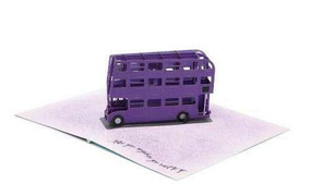 HARRY POTTER: KNIGHT BUS BIRTHDAY SIGNATURE POP-UP CARD by INSIGHT EDITIONS,, 9781682985755