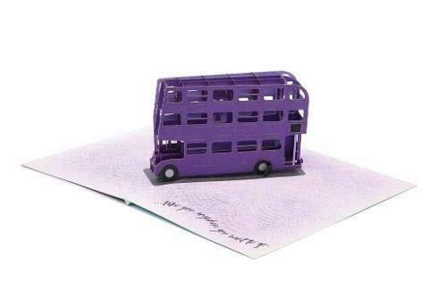 HARRY POTTER: KNIGHT BUS BIRTHDAY SIGNATURE POP-UP CARD by INSIGHT EDITIONS,, 9781682985755