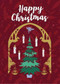 HARRY POTTER: GREAT HALL CHRISTMAS EMBELLISHED CARD [HOLIDAY] by INSIGHT EDITIONS,, 9781682986295