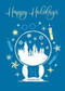HARRY POTTER: HOGWARTS SNOW GLOBE EMBELLISHED CARD by INSIGHT EDITIONS,, 9781682986325