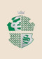 HARRY POTTER: SLYTHERIN LASER DIE-CUT CARD by INSIGHT EDITIONS,, 9781682986370
