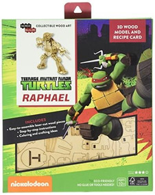 IncrediBuilds: Teenage Mutant Ninja Turtles: Raphael 3D Wood Model and Recipe Card by Insight Editions, 9781682980552