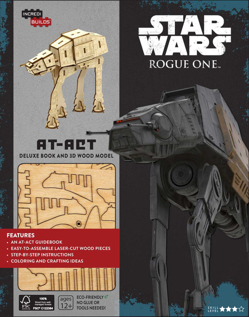 INCREDIBUILDS: STAR WARS: ROGUE ONE: AT-ACT DELUXE BOOK AND MODEL SET by MICHAEL, KOGGE, 9781682980897