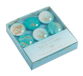Self-Care: Glass Magnet Set (Set of 6) by Insights, 9781647221881