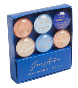 Jane Austen: Glass Magnet Set (Set of 6) by Insight Editions, 9781647222260