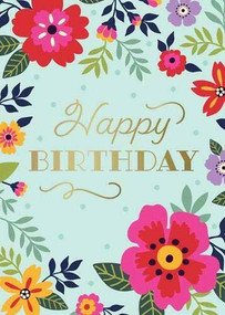 FLORAL SIGNATURE POP-UP CARD [BIRTHDAY] by INSIGHT EDITIONS,, 9781682986585