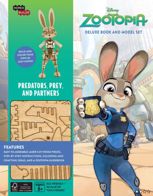 INCREDIBUILDS: DISNEY: ZOOTOPIA DELUXE BOOK AND MODEL SET by INSIGHT EDITIONS,, 9781682980743