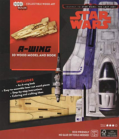 IncrediBuilds: Journey to Star Wars: The Last Jedi: A-wing 3D Wood Model and Book by Insight Editions, 9781682980965