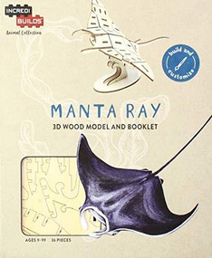 IncrediBuilds Animal Collection: Manta Ray by Insight Editions, 9781682981344