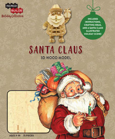 INCREDIBUILDS HOLIDAY COLLECTION: SANTA CLAUS by INSIGHT EDITIONS,, 9781682981412
