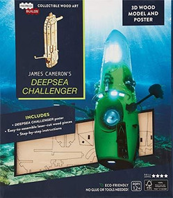 IncrediBuilds: James Cameron's DEEPSEA CHALLENGER 3D Wood Model and Poster by Insight Editions, 9781682982716
