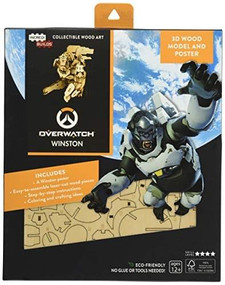 IncrediBuilds: Overwatch: Winston 3D Wood Model and Poster by Insight Editions, 9781682982723