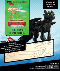 INCREDIBUILDS: DREAMWORKS DRAGONS BOOK AND 3D WOOD MODEL by INSIGHT EDITIONS,, 9781682984246