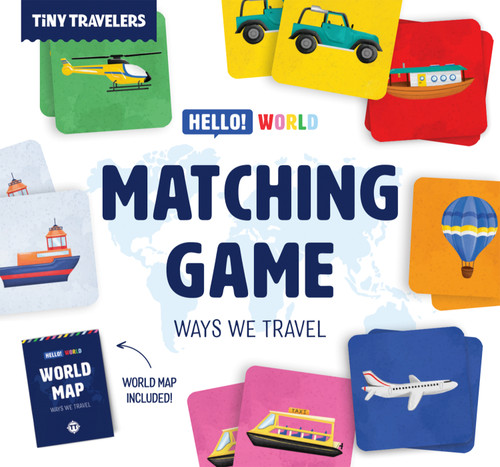 Tiny Travelers Matching Game: Ways We Travel by Susie Jaramillo, 9781945635984