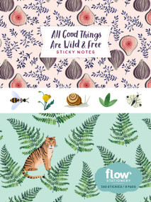All Good Things Are Wild and Free Sticky Notes by Irene Smit, Astrid van der Hulst, Editors of Flow magazine, Valesca van Waveren, 9781523509416