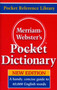 Merriam-Webster's Pocket Dictionary by Merriam-Webster, 9780877795308