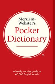 Merriam-Webster's Pocket Dictionary by Merriam-Webster, 9780877795308