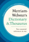 Merriam-Webster's Dictionary & Thesaurus - 9780877797425 by Merriam-Webster, 9780877797425