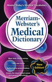 Merriam-Webster's Medical Dictionary by Merriam-Webster, 9780877792949