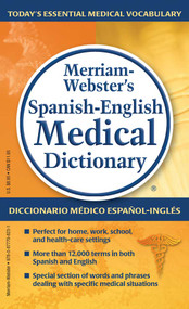 Merriam-Webster's Spanish-English Medical Dictionary by Merriam-Webster, 9780877798231