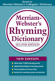 Merriam-Webster's Rhyming Dictionary - 9780877798545 by Merriam-Webster, 9780877798545