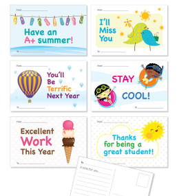 Hello Summer Postcards by Teacher's Friend, Scholastic, 9781338345155