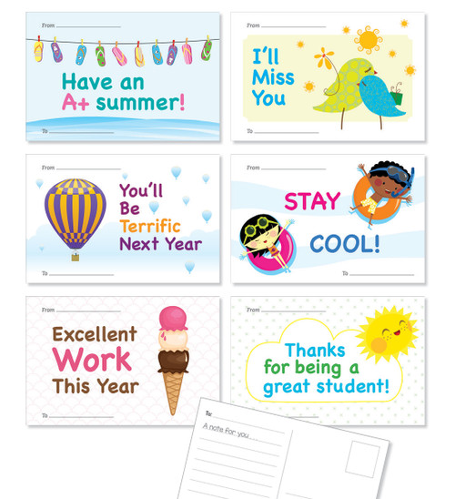 Hello Summer Postcards by Teacher's Friend, Scholastic, 9781338345155
