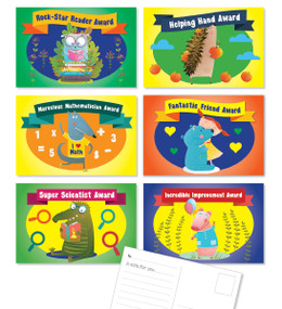 Classroom Awards Postcards by Teacher's Friend, Scholastic, 9781338345162