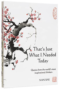 That's Just What I Needed Today (Quotes from the world's most inspirational thinkers) by Nan Rae, 9781514990001