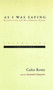 As I Was Saying, Volume 2 (Cornelliana) by Colin Rowe, Alexander Caragonne, 9780262681117