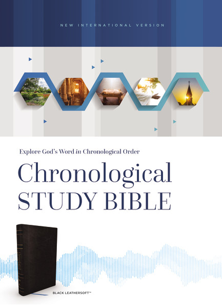 NIV, Chronological Study Bible, Leathersoft, Black, Comfort Print (Holy Bible, New International Version) by Thomas Nelson, 9780785239536