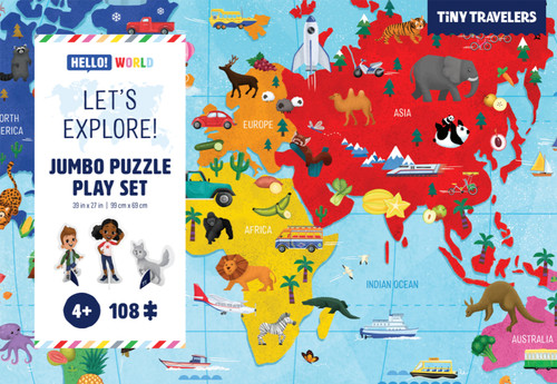 Jumbo Puzzle Play Set: Let's Explore! by , 9781945635915